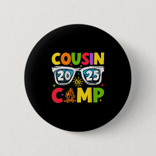 Chapa Redonda De 5 Cm Campamento de primos 2025 Vacaciones familiares Ca