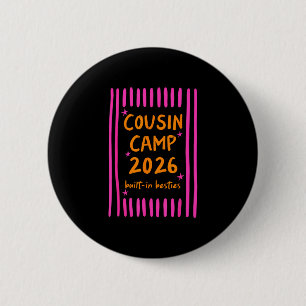 Chapa Redonda De 5 Cm Campamento de primos 2026 amigas incorporadas foga