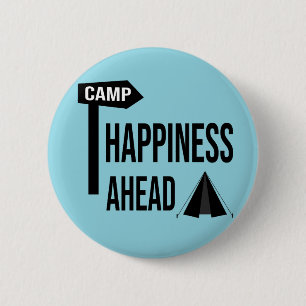 Chapa Redonda De 5 Cm Campamento Genial