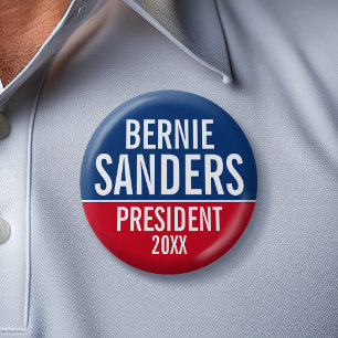 Chapa Redonda De 5 Cm Campaña de las chorreadoras 2020 de Bernie - puede