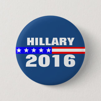 Chapa Redonda De 5 Cm Campaña electoral de presidencial de Hillary 2016