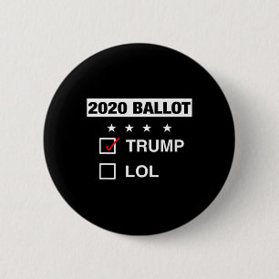 Chapa Redonda De 5 Cm Campaña Votante Mucho Divertido Pro Trump Republic