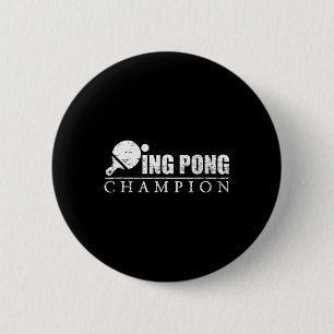 Chapa Redonda De 5 Cm Campeón de Ping Pong