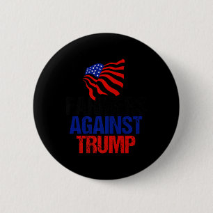 Chapa Redonda De 5 Cm Campesinos contra Trump contra Donald Trump