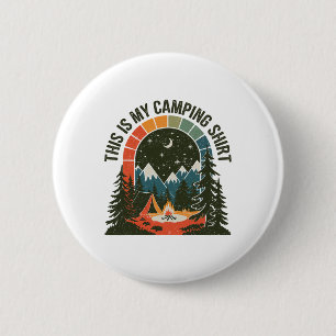 Chapa Redonda De 5 Cm Camping Vintage Esta Es Mi Ropa De Camping Senderi