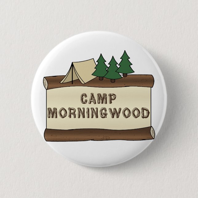 Chapa Redonda De 5 Cm Campo Morningwood (Anverso)