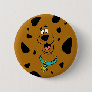 Chapa Redonda De 5 Cm Camuflaje de Scooby-Doo