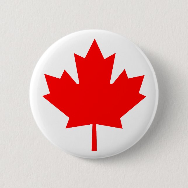 Chapa Redonda De 5 Cm Canadá (Anverso)