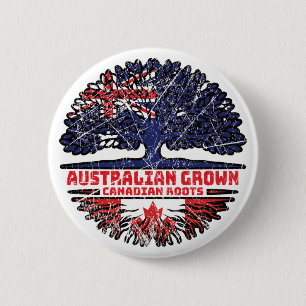 Chapa Redonda De 5 Cm Canadá Australia Australia Australia Australia Roo
