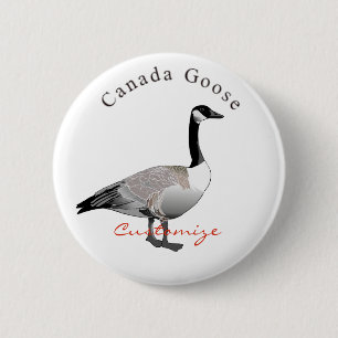 Chapa Redonda De 5 Cm Canadá Goose Gander Thunder_Cove