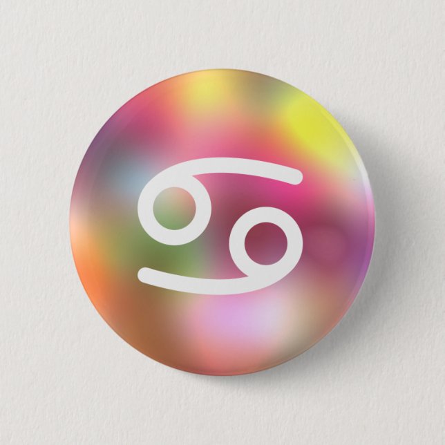 Chapa Redonda De 5 Cm Cáncer (Anverso)