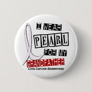Chapa Redonda De 5 Cm Cáncer de pulmón LLEVO al abuelo de la PERLA 37
