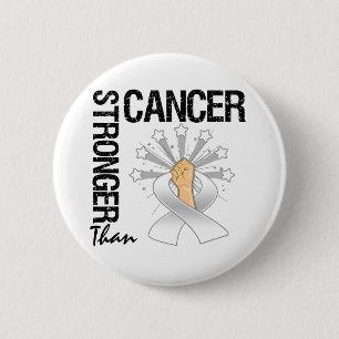 Chapa Redonda De 5 Cm Cáncer de pulmón - más fuerte que cáncer