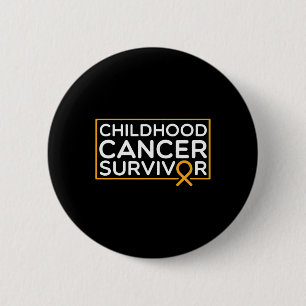 Chapa Redonda De 5 Cm Cáncer infantil Superviviente de cáncer infantil C