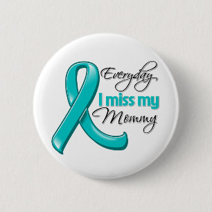 Chapa Redonda De 5 Cm Cáncer ovárico diario de Srta. My Mommy de I
