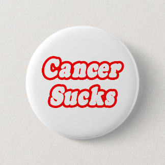 Chapa Redonda De 5 Cm Cáncer Sucks