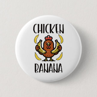 Chapa Redonda De 5 Cm Canción de baile de pollo Nana lindo fruta niños j