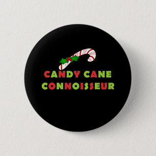 Chapa Redonda De 5 Cm Candy Cane Connoisseur