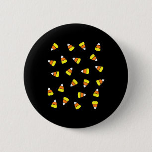Chapa Redonda De 5 Cm Candy Corn Costume