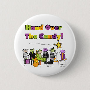 Chapa Redonda De 5 Cm Candy Over the Candy Halloween camisetas y regalos