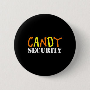 Chapa Redonda De 5 Cm Candy Security Fácil Disfraz De Halloween Para Laz