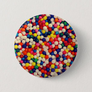 Chapa Redonda De 5 Cm Candy Sprinkles