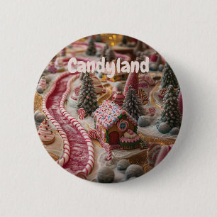 Chapa Redonda De 5 Cm Candyland