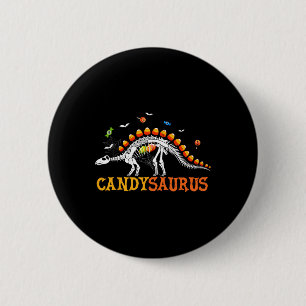 Chapa Redonda De 5 Cm Candysaurus Candy Corn Dinosaur Skeletum Happy Hal