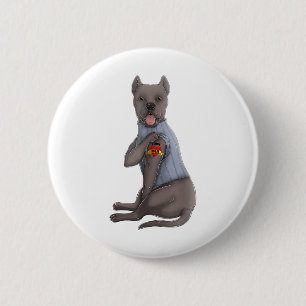 Chapa Redonda De 5 Cm Cane Corso Me Encanta Mamá Tattoo Camiseta De Perr