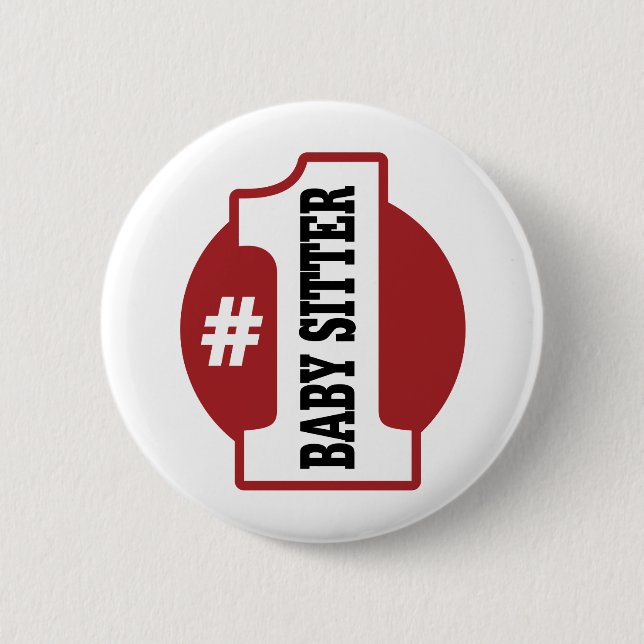 Chapa Redonda De 5 Cm Canguro del número 1 (Anverso)