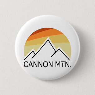 Chapa Redonda De 5 Cm Cannon Mountain New Hampshire Retro