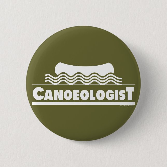 Chapa Redonda De 5 Cm Canoeólogo (Anverso)