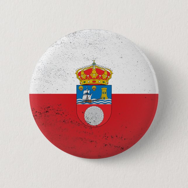 Chapa Redonda De 5 Cm Cantabria (Anverso)
