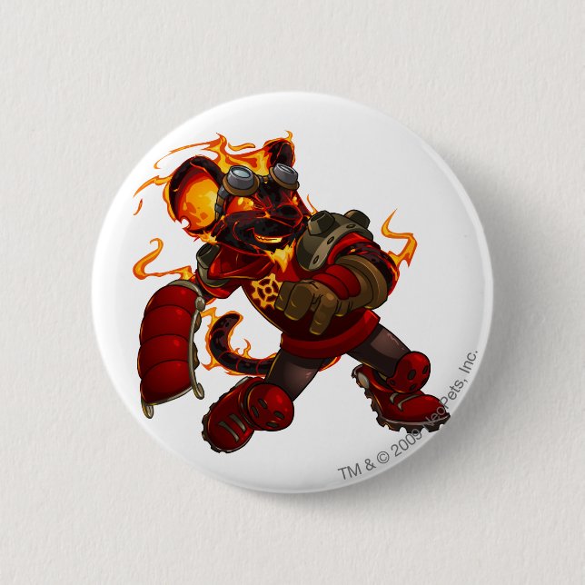 Chapa Redonda De 5 Cm Capitán 2 del equipo de Moltara (Anverso)