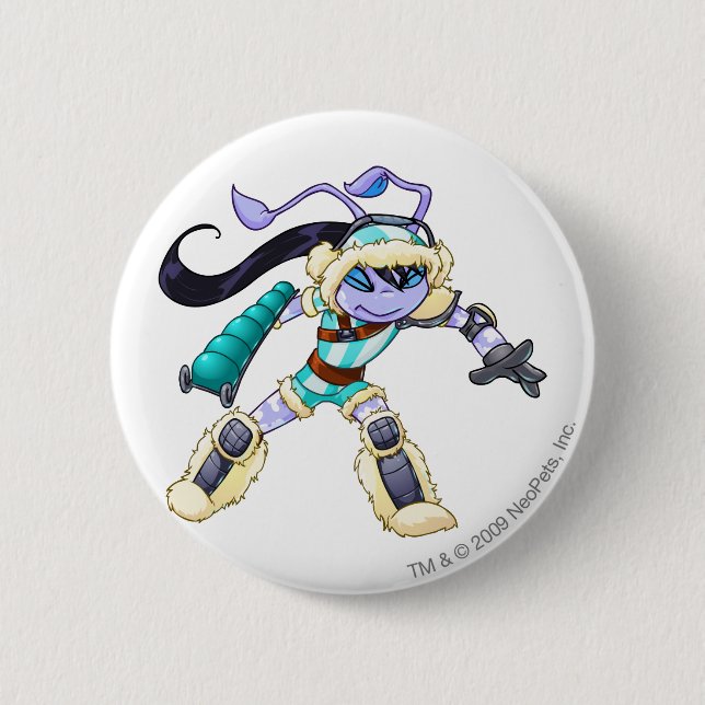 Chapa Redonda De 5 Cm Capitán 2 del equipo de Mountatin del terror (Anverso)