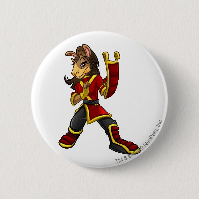 Chapa Redonda De 5 Cm Capitán 2 del equipo de Shenkuu (Anverso)