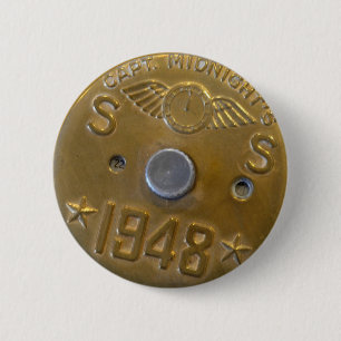 Chapa Redonda De 5 Cm Capitán Midnight Decoder Badge 1948