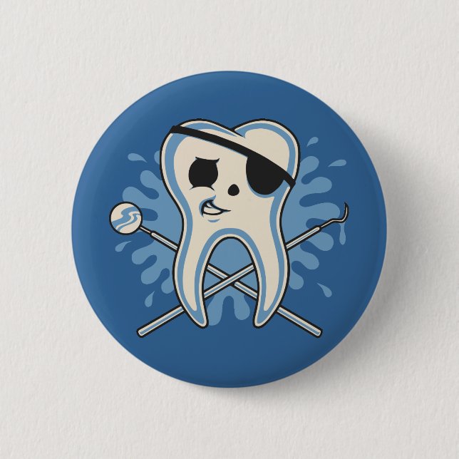 Chapa Redonda De 5 Cm ¡Capitán Mol-Arrrr! (Anverso)