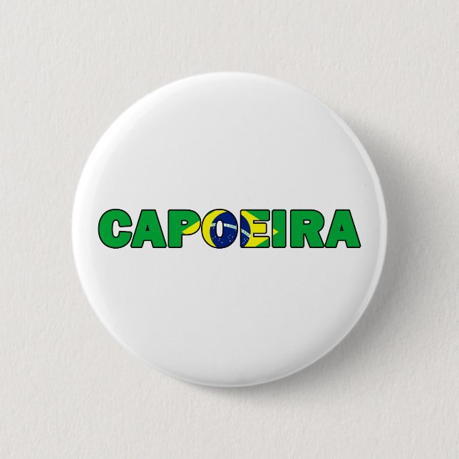 Chapa Redonda De 5 Cm Capoeira (Anverso)