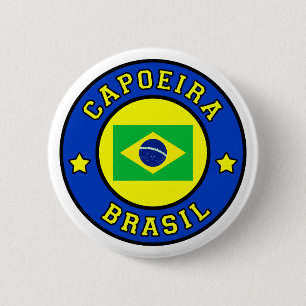 Chapa Redonda De 5 Cm Capoeira Brasil