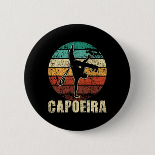 Chapa Redonda De 5 Cm Capoeira - Kickboxing Artes Marciales Brasileñas M