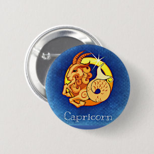Chapa Redonda De 5 Cm Capricornio