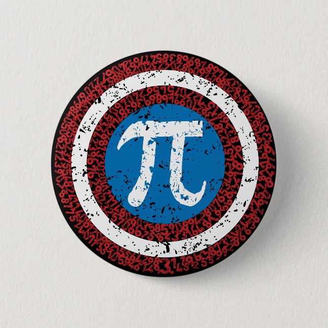 Chapa Redonda De 5 Cm Captain Maths (Anverso)