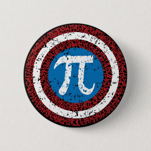 Chapa Redonda De 5 Cm Captain Maths