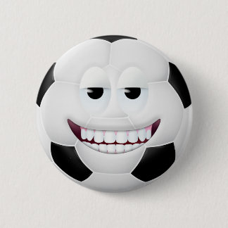 Chapa Redonda De 5 Cm Cara 2 del balón de fútbol