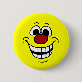 Chapa Redonda De 5 Cm Cara alegre Grumpey