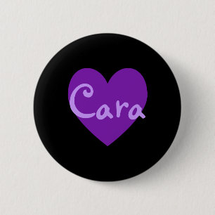 Chapa Redonda De 5 Cm Cara en morado