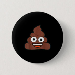Chapa Redonda De 5 Cm Cara sonriente amarilla feliz Op Emoji 