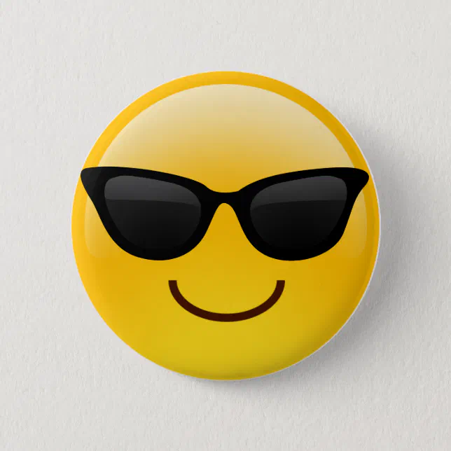 cara sonriente con emoticono de gafas de sol