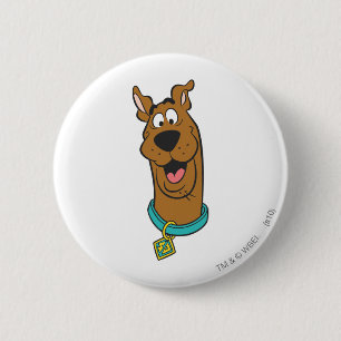Chapa Redonda De 5 Cm Cara sonriente de Scooby-Doo